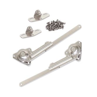 Emuca Juego De Compases Para Puertas Elevables Nsdx, Fuerza 20-70kgxcm, Acero Y Zamak, Niquelado - Emuca