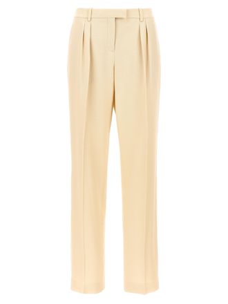 Tom Ford Beige Silk Dress Womens Pants