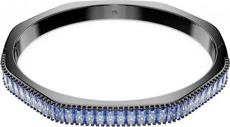 Swarovski Womens Matrix Blue Crystal Bangle 5721177 - Black - One Size