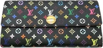 Louis Vuitton Pre-owned Wallets, female, Multicolor, Size: ONE SIZE Pre-owned Long Wallet (Bi-fold)
