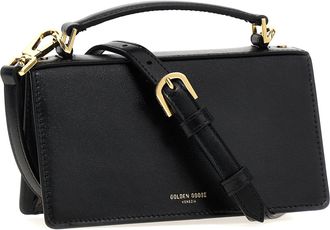 Golden Goose Womens Top Handle Bag Black Cow Leather