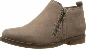 Hush Puppies Womens Mazin Cayto Zip Up Casual Bootie In Taupe