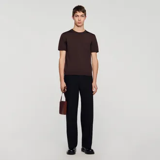 Sandro Knitted T-shirt
