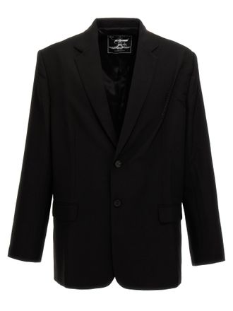 Y / Project Y/Project Mens Pinched Logo Blazer