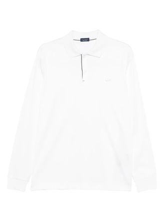 Paul & Shark long-sleeve polo shirt - White