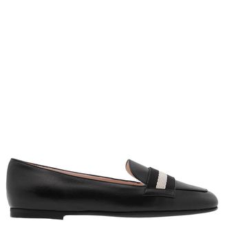 Bally Mady Leather Loafers, Brand Size 35.5 ( US Size 5 )