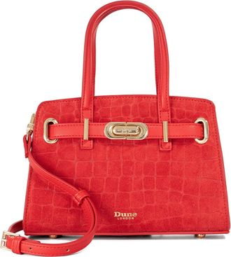 Dune London Womens Accessories Dinkydefine - Belted Grab Bag - Red - One Size