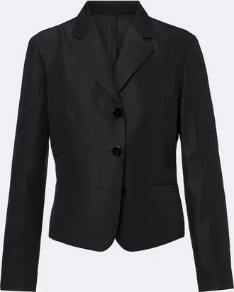 Gucci Silk faille jacket
