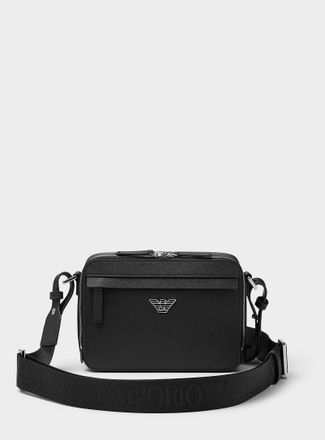 Emporio Armani Mens Metal eagle small shoulder bag
