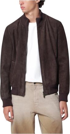 Salvatore Santoro Bomber Cay - Heren - Bomber jackets - Bruin - 3XL - Katoen - Jassen