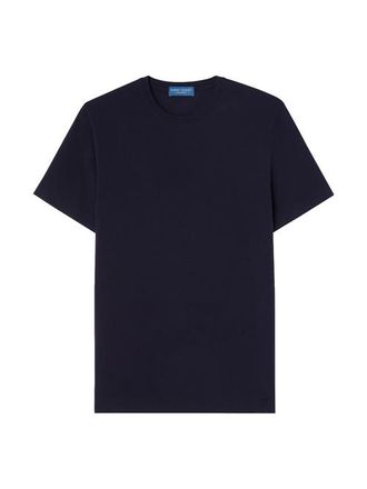 Robert Talbott Stretch Jersey Dean Tee in Classic Navy at Nordstrom, Size Xxx-Large
