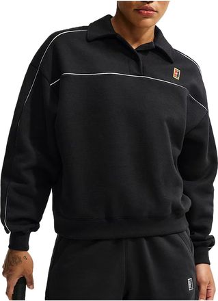 Nike (WMNS) Nike Court Collection Fleece T-Shirt Black IU3253-010