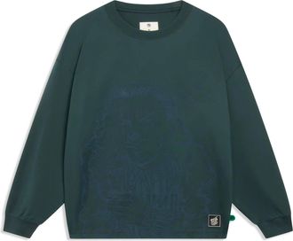 Li-Ning BadFive Graphic Sweatshirt Green AHSSF27-2