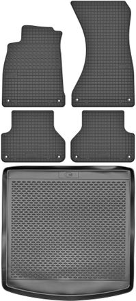 OEM Set Di Tappetini In Gomma Per Auto E Tappetino Per Bagagliaio Per Audi A5 Ii Sportback Dal 2016
