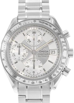 Omega Pre-owned Omega Speedmaster Date Chronograph Automatic Silver Dial Mens Watch 3513.30