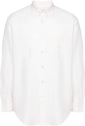 Drôle de Monsieur La Chemise Oxford cotton shirt - men - Cotton - L - White