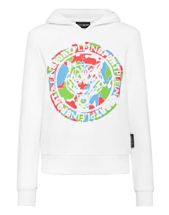 Plein Sport Sweatshirt Met Capuchon Carbon Tiger
