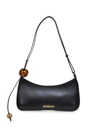 Jacquemus Le Bisou Perle leren schoudertas