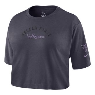 Nike (WMNS) Nike Golden State Valkyries Cropped T-Shirt Gridiron IR1509-015
