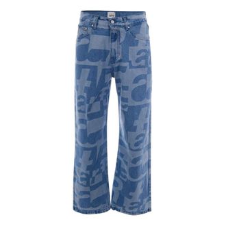 Arte Wide Jeans, male, Blue, Size: W30 Denim Allover Pants