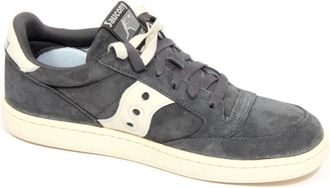 Saucony Grijze Su&egrave;de Jazz Court Schoenen - Heren - Sneakers - Grijs - 42 EU - Su&egrave;de - Schoenen