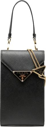 Prada 2013-2025 Mini Saffiano Lux Top Handle Bag satchel - Zwart
