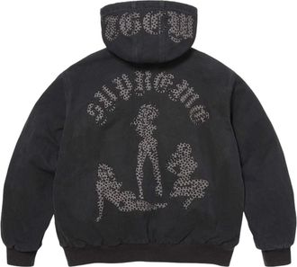 SUPREME x The Great China Wall Hooded Work Jacket Black SUP-SS26-185-BLK