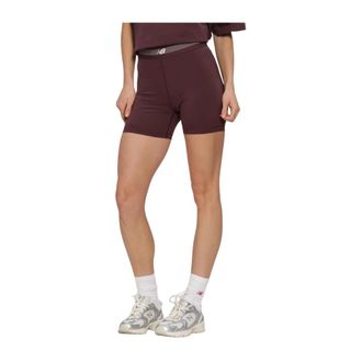 New Balance AC Fitted Short 12.7 cm - Dames - Sport - Paars - Maat: XS Spandex