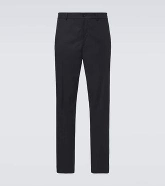 Moncler Cotton-blend straight pants