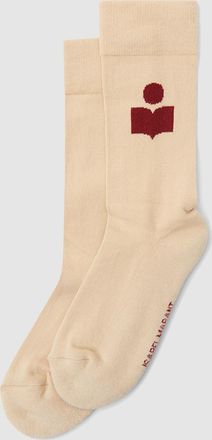 Isabel Marant Chaussettes Siloki Deep Beige