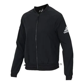 adidas (WMNS) adidas Bomber Woven Jacket Asia Sizing Black DW4586