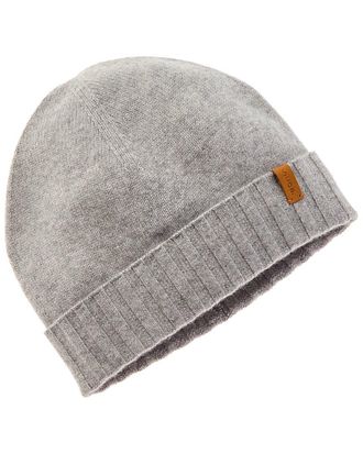 Vince Reverse Jersey Cuffed Boiled Cashmere Hat