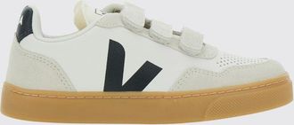 Veja Sneakers V-90 da bambino in pelle biologica con chiusura a velcro