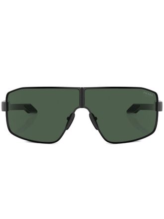 Prada Occhiali da sole oversize - Nero