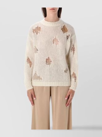 Fabiana Filippi mohair sweater featuring gold accents