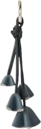 Malababa Accessoires, Dames, Zwart, ONE Size, Leer, Triple Flower Charm