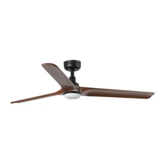 Faro Barcelona Ventilador con luz madera Madera 132cm