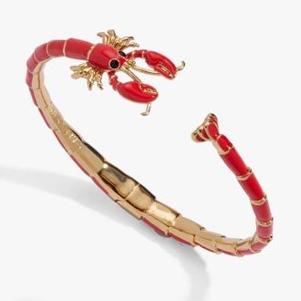 Alex and Ani Lobster Boil Hinged Cuff in Gold at Nordstrom