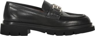 Bally Leren Loafers - Dames - Loafers - Zwart - 36 EU - Leer - Schoenen