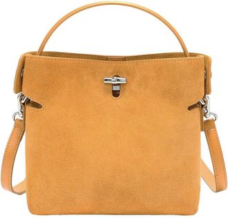 Tiffany & Fred Suede Mini Top Handle Crossbody