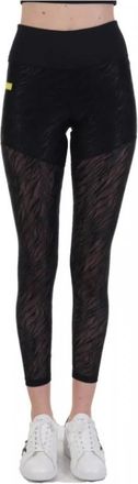 Emporio Armani 7 Clear Logo Jersey Leggings - Dames - Leggings - Zwart - M - Katoen - Broeken