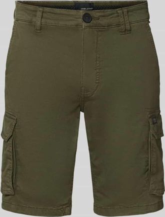 Blend Regular Fit Shorts mit Cargotaschen in Dunkelgruen, Größe XXL