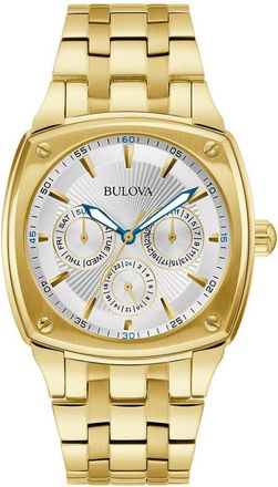 Bulova Crystal Quartz White Dial Mens Watch 97C114
