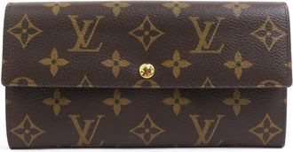 Louis Vuitton Brown Monogram Long Wallet (Bi-Fold) (Pre-Owned)