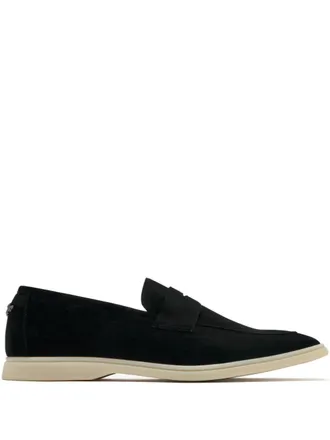 Bougeotte suede penny loafers - Black