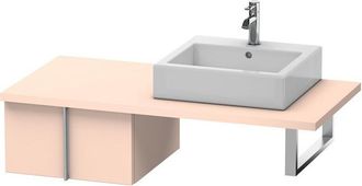 Duravit Duravit Vero Vanity Unit Para Consola, 6558, 1 Extra&iacute;ble, 500mm, Color (frente/cuerpo): Albaricoque Perla Seda Laca Mate - Ve655802020