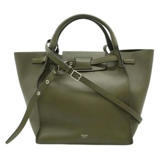 Celine Pre-owned Tote Bags, female, Green, Size: ONE SIZE Pre-owned Vintage Tote Bag