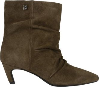 Dante6 Estime Enkellaarsjes van Su&egrave;de - Dames - Schoenen - Groen - Maat: 36 EU Su&egrave;de