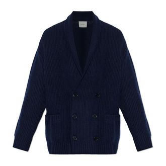 Lisa Yang Cashmere Knitwear, male, Blue, Size: 2XL Lyle Cardigan Jacket