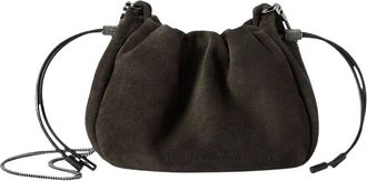 Brunello Cucinelli Bolso Hombro Cubo Mellow - Bags - Mujer - Marr&oacute;n - ONE SIZE